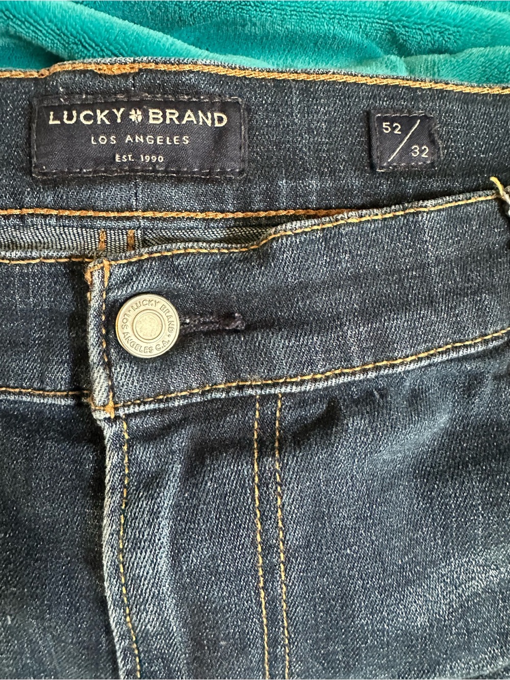 Lucky Brand Light Blue Roll-Cuff Relaxed Jeans